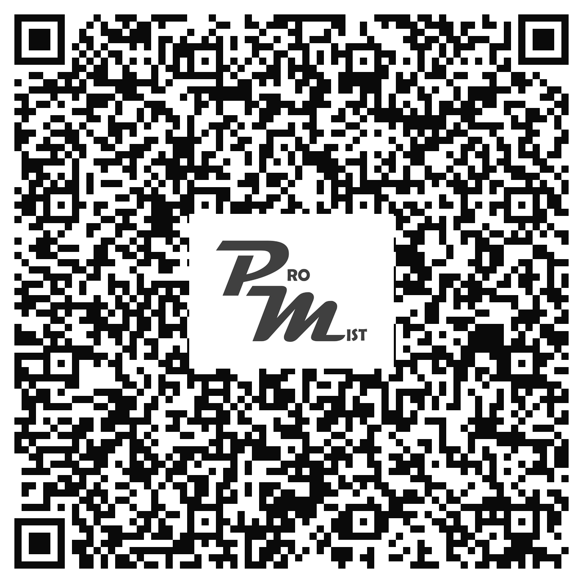 QR kód – kontakt Promist